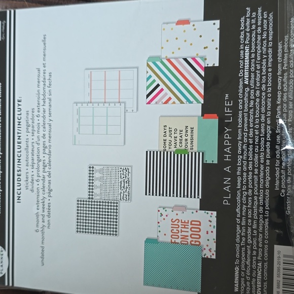 Happy Planner Undated Calendar Extension - Picture 2 of 2